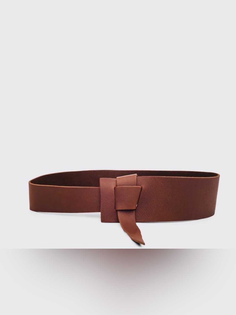 49SQ.MI (49 Square Miles) Asymmetrical Italian Leather Belt